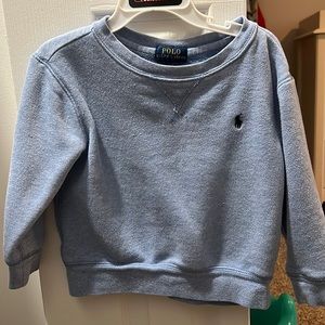 Light blue polo crew neck